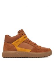 Geox Sneakersy J Theleven Boy J46LDC 05422 C6689 D Brązowy. Brązowe buty sportowe chłopięce Geox, ze skóry, bez zapięcia. Za 339.99 zł.