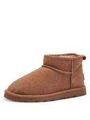 S.Oliver Skórzane botki w kolorze jasnobrązowym rozmiar: 37. Brązowe botki damskie S.Oliver, bez obcasa, bez zapięcia. Za 209.82 zł.