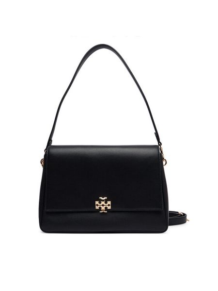 Tory Burch Torebka Charlie 180726 Czarny. Czarne listonoszki damskie Tory Burch, bez wzorów, ze skóry, bez dodatków. Za 1,899.99 zł.