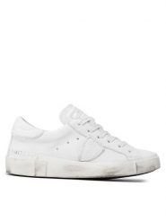 Philippe Model Sneakersy Prsx PRLD 1012 Biały. Białe obuwie sportowe damskie Philippe Model, ze skóry, bez zapięcia. Za 1,149.00 zł.