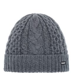 Czapka zimowa damska Eisbar Afratos MU. Szare czapki z daszkiem damskie Eisbär, na zimę, bez wzorów. Za 159.99 zł.