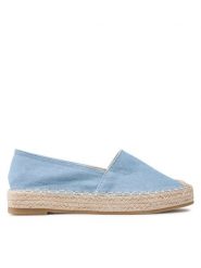 Jenny Fairy Espadryle WSS990-106 Niebieski. Niebieskie espadryle damskie Jenny Fairy, bez wzorów, z materiału, bez obcasa. Za 99.99 zł.
