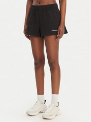Calvin Klein Performance Szorty sportowe LVGWS6S804 Czarny Regular Fit. Czarne spodenki sportowe damskie Calvin Klein Performance, l, bez wzorów, z bawełny. Za 169.99 zł.