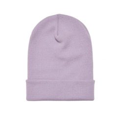 Czapka Ciężkiej Grubości Długa. Czerwone czapki damskie FLEXFIT, bez wzorów. Za 46.99 zł.