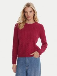 Robe di Kappa Sweter 65116CW Różowy Regular Fit. Czerwone swetry klasyczne damskie Robe di Kappa, m, z wełny, bez kołnierzyka. Za 249.99 zł.