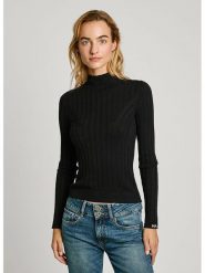 Pepe Jeans Koszulka w kolorze czarnym rozmiar: XS. Czarne bluzki damskie Pepe Jeans, xs, bez wzorów, z jeansu, bez kołnierzyka, bez ramiączek. Za 109.78 zł.