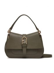 Furla Torebka Flow Mini Top Handle WB01032-BX2045-2810S-1007 Zielony. Zielone torebki klasyczne damskie Furla, ze skóry, bez dodatków. Za 1,859.00 zł.