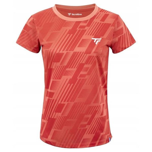 Koszulka tenisowa damska Tecnifibre X-Loop Tee. Brązowe koszulki damskie TECNIFIBRE, bez wzorów, bez kołnierzyka, bez ramiączek. Za 219.00 zł.