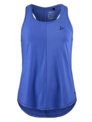 Craft Top sportowy "Core Essence" w kolorze niebieskim rozmiar: XL. Niebieskie koszulki sportowe damskie Craft, xl, bez wzorów, bez ramiączek, outdoorowe. Za 52.79 zł.