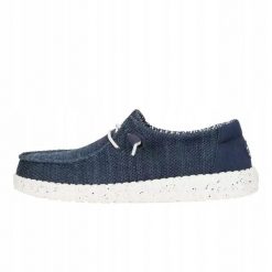 HEYDUDE Damskie Mokasyny Wendy Stretch Sox. Niebieskie mokasyny damskie Hey dude, z materiału, bez obcasa. Za 179.00 zł.