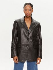 Bruuns Bazaar Marynarka Frili BBW3812 Czarny Regular Fit. Czarne marynarki i żakiety damskie Bruuns Bazaar, bez wzorów, ze skóry. Za 2,709.00 zł.