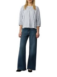 S.Oliver Bluzka w kolorze niebieskim rozmiar: 34. Niebieskie bluzki damskie S.Oliver, s, bez wzorów, bez kołnierzyka, bez ramiączek. Za 65.23 zł.