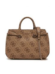 Guess Torebka HWOS96 39060 Brązowy. Brązowe torebki klasyczne damskie Guess, ze skóry, bez dodatków. Za 349.99 zł.