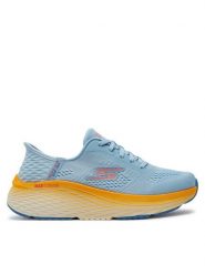 Skechers Buty do biegania Max Cushioning Elite 2.0 129626/BLOR Niebieski. Niebieskie obuwie sportowe damskie Skechers, z materiału, bez zapięcia, do biegania. Za 439.99 zł.