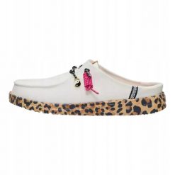 HeyDude Damskie Mokasyny Wendy Slip Getaway Lace. Białe mokasyny damskie Hey dude, z materiału, bez obcasa. Za 329.00 zł.
