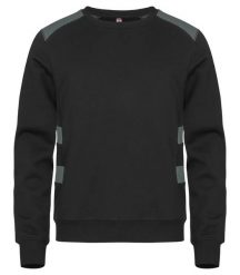 Clique Ambition Roundneck unisex bluza kontrastowa z recyklingowanego poliestru. Szare bluzy damskie CLIQUE, xl, bez wzorów, z bawełny, bez kaptura. Za 173.16 zł.