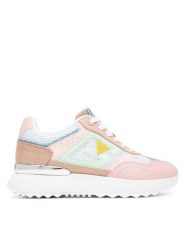Guess Sneakersy FLTKOR ELE12 Różowy. Czerwone obuwie sportowe damskie Guess, z materiału, bez zapięcia. Za 419.99 zł.