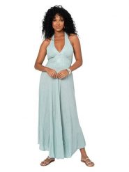 Aller Simplement Sukienka w kolorze zielonym rozmiar: 34-40. Zielone sukienki damskie Aller Simplement, bez wzorów, z bawełny, bez ramiączek. Za 100.99 zł.