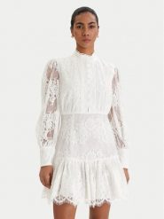 Bardot Sukienka koktajlowa Olessia 60268DB Écru Regular Fit. Sukienki damskie Bardot, bez wzorów, z bawełny, wizytowe, bez ramiączek. Za 799.99 zł.