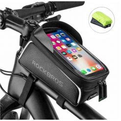 Torba na ramę rowerową do telefonu ROCKBROS 017-1BK. Czarne torebki klasyczne damskie ROCKBROS, bez dodatków. Za 69.00 zł.