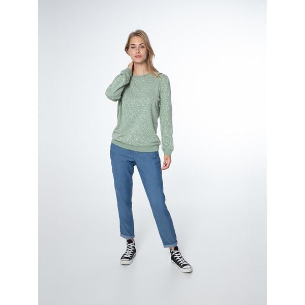 Bluza damska Protest PRTXUNO sweatshirt. Zielone bluzy damskie Protest, bez wzorów, bez kaptura. Za 194.95 zł.