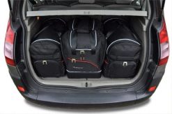 Torby Do Bagażnika Renault Scenic 2003-2009 4Szt Kjust. Czarne torby podróżne KJUST, bez wzorów, z kauczuku. Za 1,196.00 zł.