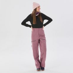 Spodnie narciarskie damskie Wedze FR500. Niebieskie spodnie sportowe damskie WED'ZE, na zimę, m, bez wzorów, z materiału, narciarskie. Za 449.99 zł.