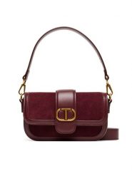 TWINSET Torebka Tracollla 252TD8371 Bordowy. Czerwone torebki klasyczne damskie Twinset, ze skóry, bez dodatków. Za 1,169.00 zł.