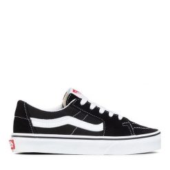 Tenisówki Vans. Czarne trampki damskie Vans, bez wzorów, bez zapięcia. Za 219.99 zł.