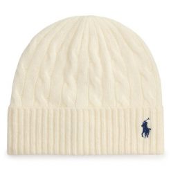 Czapka z daszkiem Polo Ralph Lauren. Brązowe czapki z daszkiem damskie Polo Ralph Lauren, bez wzorów. Za 479.99 zł.