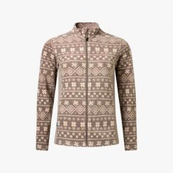 Bluza Polarowa Rozpinana Wędrówki Kobieta Idre Oddychający. Brązowe bluzy damskie SWEDEMOUNT, m, bez wzorów, z materiału, bez kaptura. Za 116.99 zł.