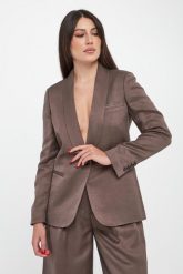 Marynarka damska lniana PESERICO. Marynarki i żakiety damskie Peserico, bez wzorów. Za 3,229.00 zł.