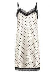 Sublevel Sukienka w kolorze kremowo-czarnym rozmiar: M/L. Brązowe sukienki damskie Sublevel, bez wzorów, z koronki, bez ramiączek. Za 104.99 zł.