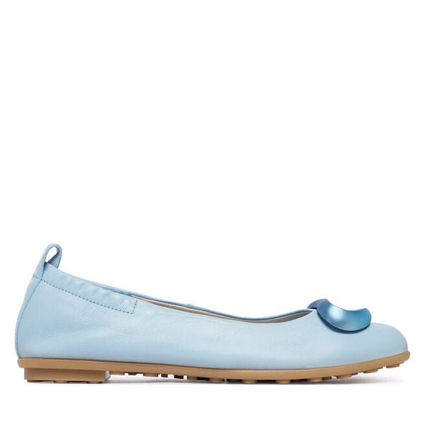 Baleriny Hispanitas. Niebieskie balerinki damskie Hispanitas, bez wzorów. Za 479.99 zł.