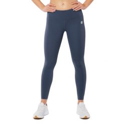 Legginsy sportowe fitness ze średnim stanem damskie Striker. Niebieskie legginsy damskie SIROKO, z elastanu, na fitness i siłownię. W wyprzedaży za 105.00 zł.