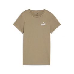 Puma Koszulka Ess+ Embroidery 84833167. Brązowe koszulki sportowe damskie Puma, xs, bez wzorów, bez ramiączek. Za 67.99 zł.