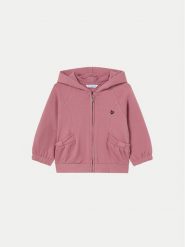 Mayoral Bluza 2485 Różowy Regular Fit. Czerwone bluzy dziewczęce Mayoral, bez wzorów, z bawełny, bez ramiączek, bez kaptura. Za 69.99 zł.