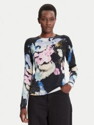 Desigual Sweter Nenufar Lacroix 25WWJF46 Kolorowy Regular Fit. Swetry klasyczne damskie Desigual, m, z wiskozy, bez kołnierzyka. Za 249.99 zł.