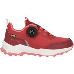 Buty trekkingowe Whistler Menfi. Brązowe obuwie trekkingowe damskie WHISTLER, z materiału, bez zapięcia. Za 277.00 zł.