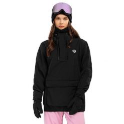Kurtka narciarsko-snowboardowa damska W3-W North Ice. Czarne kurtki sportowe damskie SIROKO, m, bez wzorów, z softshellu, bez kaptura. W wyprzedaży za 297.00 zł.