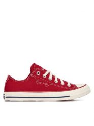 Converse Trampki Chuck Taylor All Star Hearts A19057C Czerwony. Czerwone trampki damskie Converse, bez wzorów, z materiału, bez zapięcia. Za 349.99 zł.