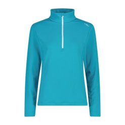 Kurtka polarowa damska z półzamkiem CMP. Niebieskie kurtki sportowe damskie CMP, s, bez wzorów, z materiału, bez kaptura. Za 250.90 zł.