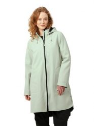 Ilse Jacobsen Płaszcz przeciwdeszczowy w kolorze jasnozielonym rozmiar: 40. Zielone płaszcze damskie Ilse Jacobsen, m, bez wzorów, bez kaptura. Za 376.45 zł.