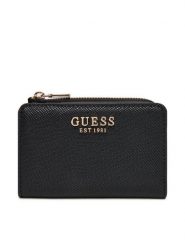 Guess Portfel SWZG74 59156 Czarny. Czarne portfele damskie Guess, z aplikacjami, ze skóry. Za 189.99 zł.