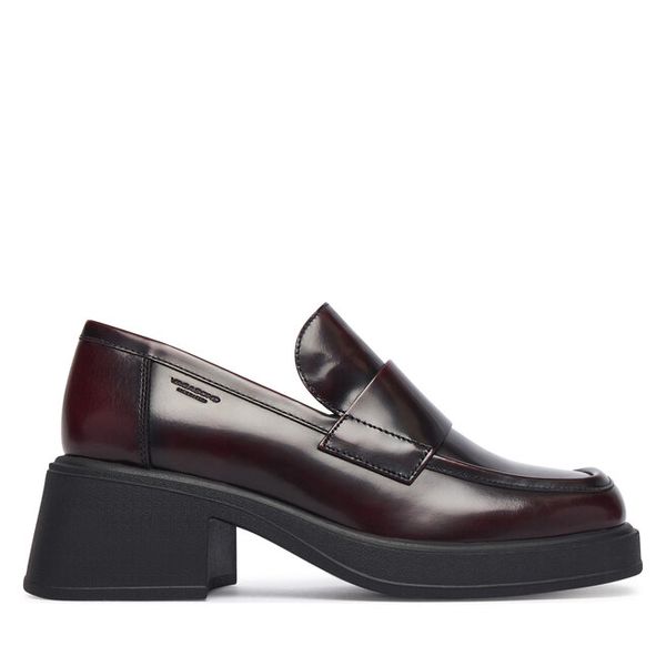 Półbuty Vagabond Shoemakers. Czerwone czółenka damskie Vagabond Shoemakers, bez wzorów, bez obcasa, na obcasie. Za 609.99 zł.