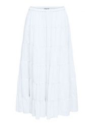 ONLY Spódnica maxi Kelly 15374229 Biały Regular Fit. Białe spódnice damskie Only, l, bez wzorów, z bawełny, maxi. Za 169.99 zł.