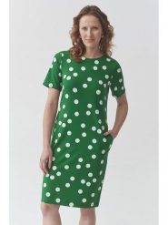 TATUUM Sukienka "Koa" w kolorze zielonym rozmiar: M. Zielone sukienki damskie TATUUM, bez wzorów, bez ramiączek. Za 176.91 zł.