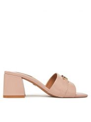 Nine West Klapki R25SS04465 Różowy. Czerwone klapki damskie Nine West, bez wzorów, z materiału, bez obcasa, bez zapięcia. Za 249.99 zł.