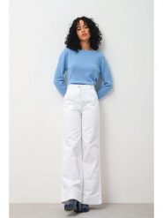 AUTHENTIC CASHMERE Kaszmirowy sweter "Criou" w kolorze błękitnym rozmiar: XXL. Niebieskie swetry klasyczne damskie AUTHENTIC CASHMERE, xxl, z kaszmiru, bez kołnierzyka. Za 355.78 zł.