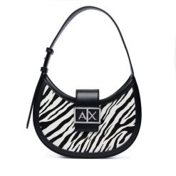 Torebka Armani Exchange. Czarne torebki klasyczne damskie Armani Exchange, bez dodatków. Za 614.99 zł.